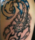 Tatuagem Masculina - Escorpião