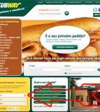 Subway Delivery Telefones - Site Subdelivery