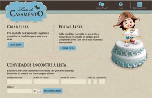 Lista de Casamento Casas Bahia
