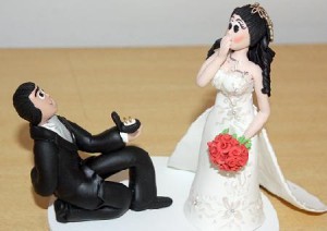 Noivinhos para Bolo de Casamento