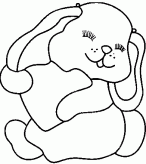 Desenhos de Coelho da Páscoa para Colorir e Imprimir