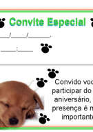 Convites de Aniversário