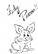 Coelho da Páscoa para Colorir