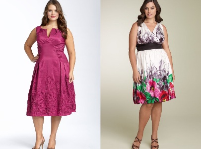 Os vestidos valorizam a feminilidade da mulher plus size