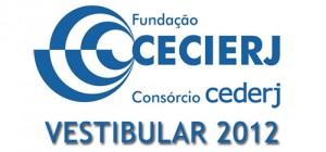 CEDERJ Vestibular 2012 – Inscrição