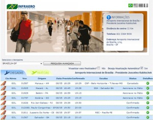 Infraero Voos Online