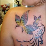 tatuagem feminina borboletinhas by pablo dellic