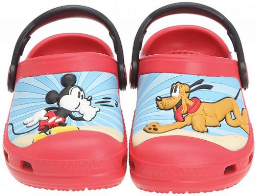Sandália Crocs do Mickey e Pluto 