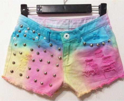 Shorts Jeans Coloridos