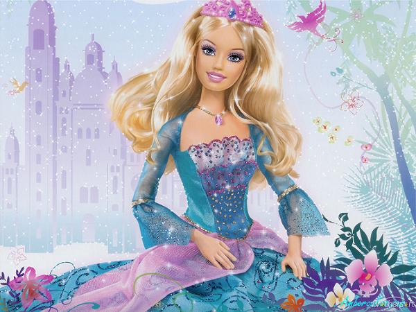Imagem da Barbie Para Colorir e Imprimir