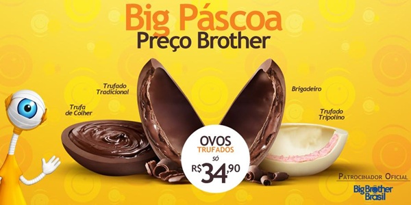 Ovos de Páscoa Chocolates Brasil Cacau 2013