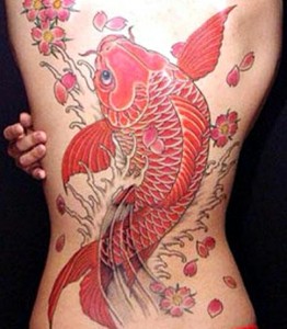 Tatuagem de Carpa