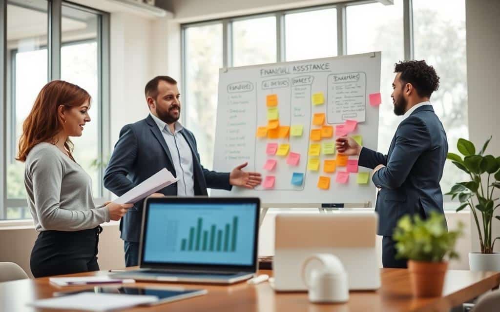 programas de apoio financeiro