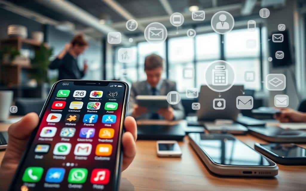 funcionamento dos apps